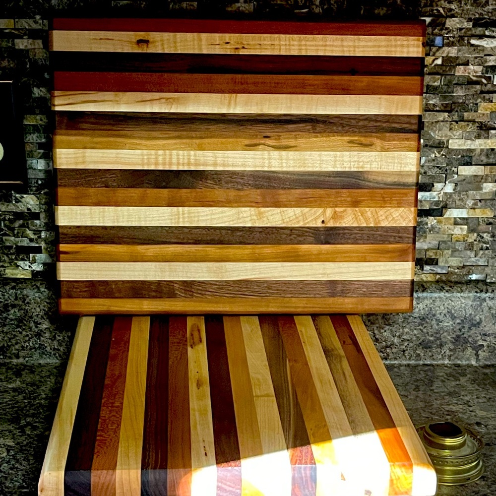 Handmade Solid Wood Cutting Board.  Absolutely beautiful.  No two are alike.
